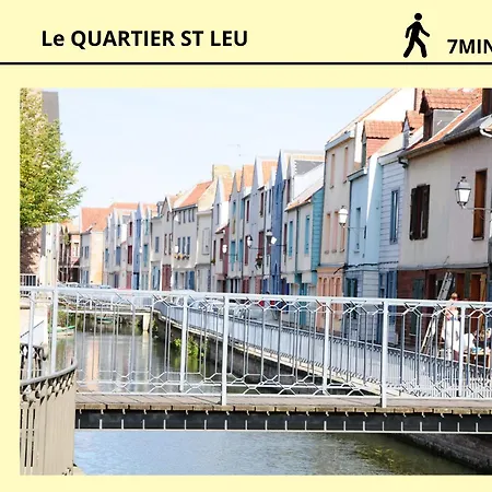 90m Cathedrale - Plein Centre- 2ch - 4 Couchages - 6 Personnes * Amiens